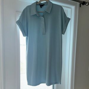 Peace of Cloth Sky Blue Polo Midi Dress